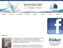 Tablet Screenshot of firma-gerhard-mann.de